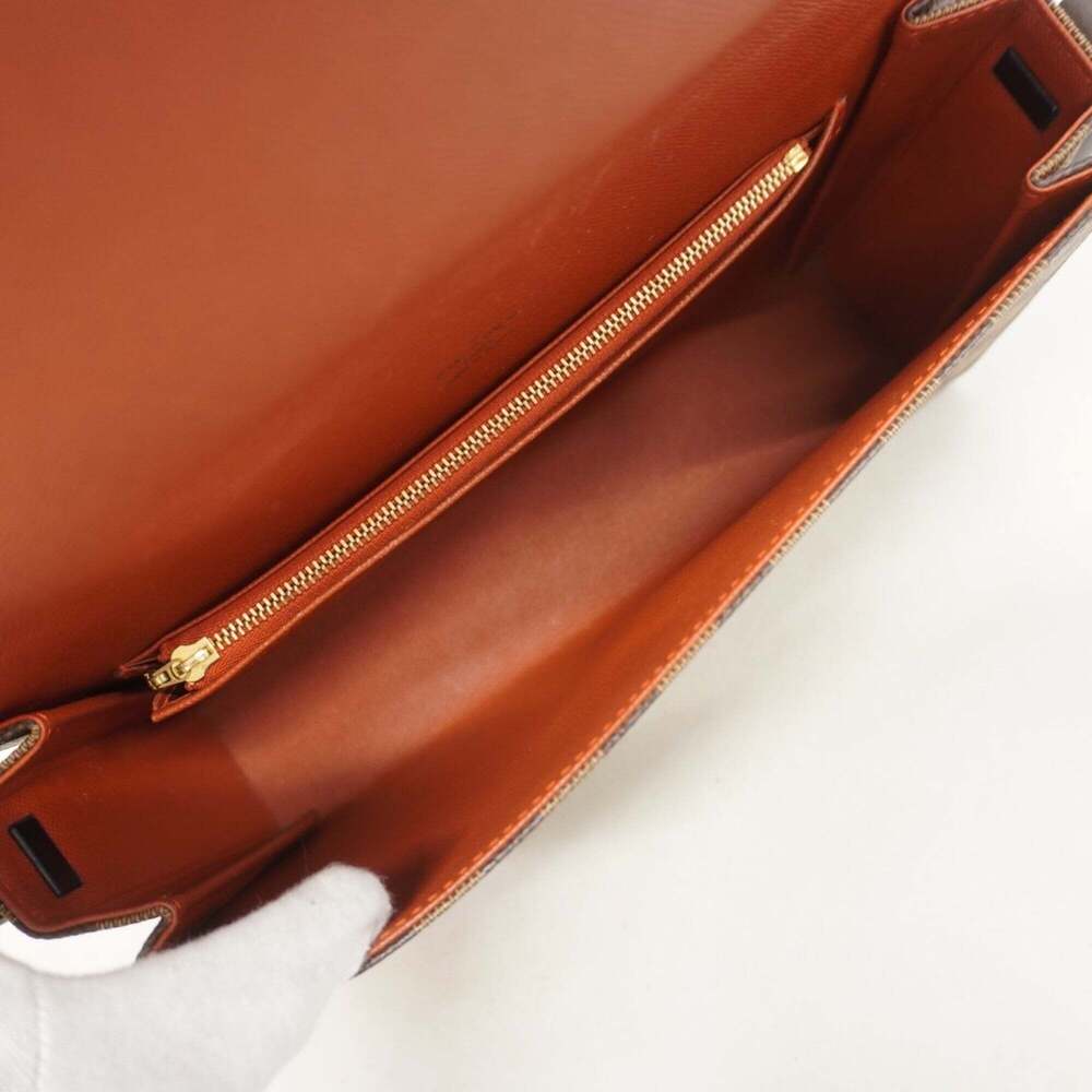 LOUIS VUITTON Authentic Brown Damier Shoulder Bag - Picture 4 of 11